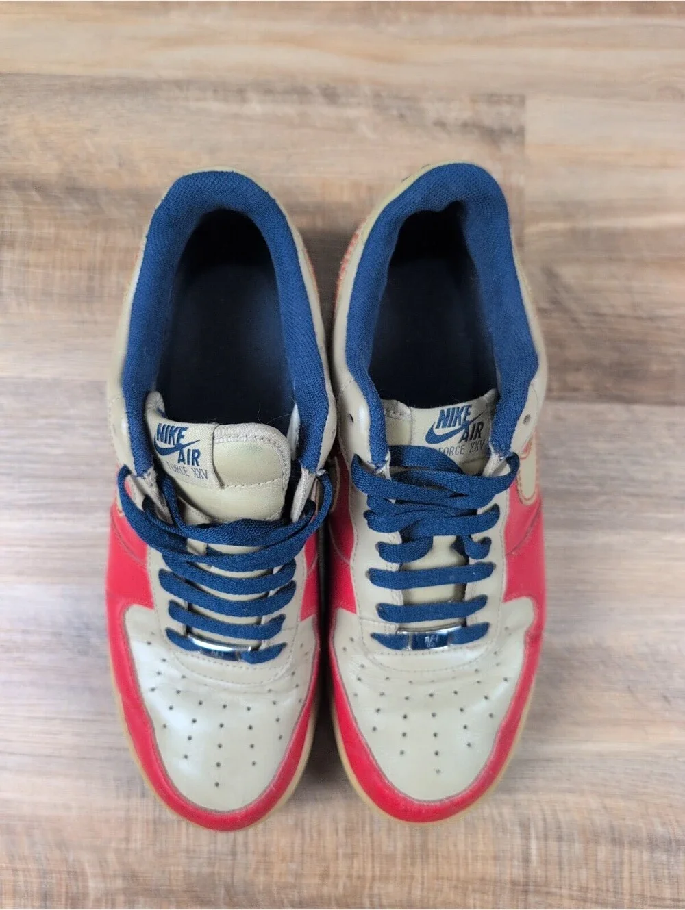 Nike Air Force 1 Low Red/Tan 317295-221 Size 10